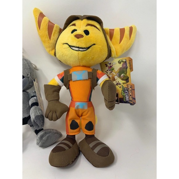 Ratchet & Clank All 4 One Plush Set Playstation NWT New With Tags - Picture 3 of 6